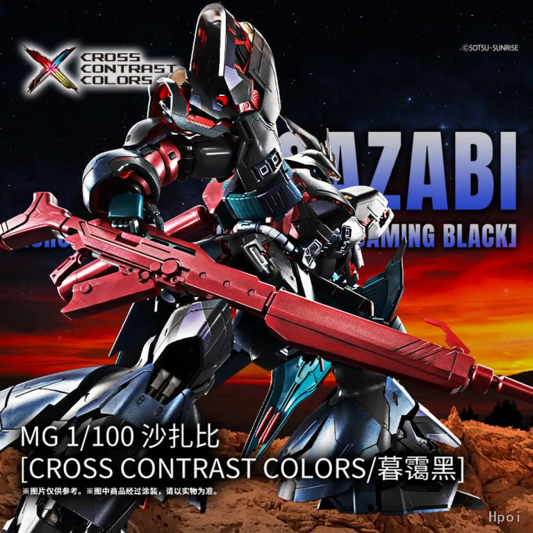 【May】MG 1/100 MSN-04 Sazabi [CROSS CONTRAST COLORS/Kureki Kuro]