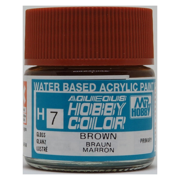 GSI Creos Mr. Hobby Aqueous Color H-007 【GLOSS BROWN】