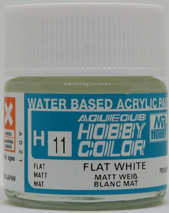 GSI Creos Mr. Hobby Aqueous Color H-011 【FLAT WHITE】