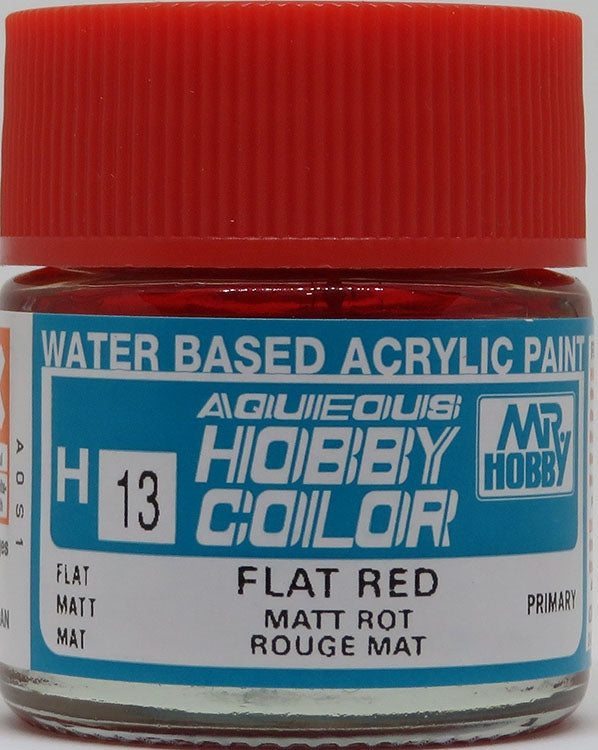 GSI Creos Mr. Hobby Aqueous Color H-013 【FLAT RED】