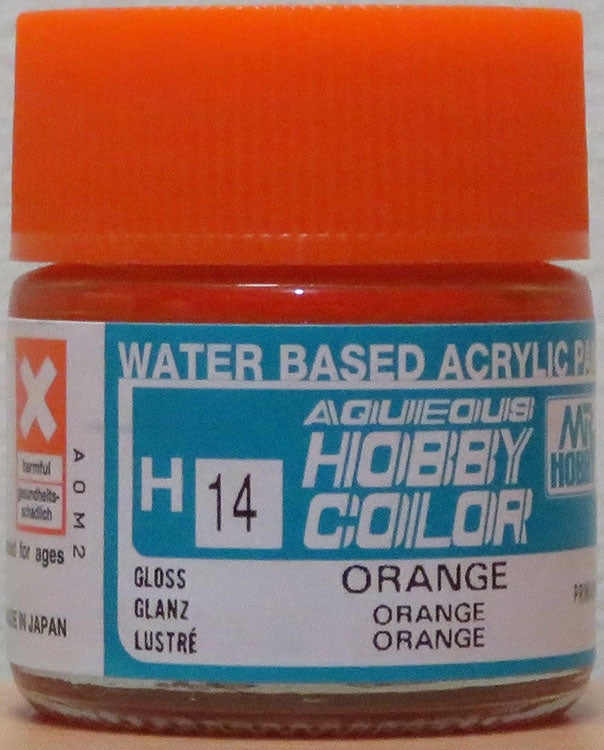 GSI Creos Mr. Hobby Aqueous Color H-014 【GLOSS ORANGE】