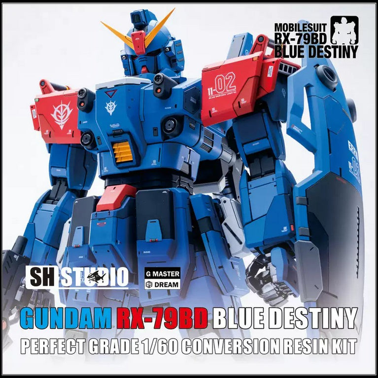 SH STUDIO 1/60 PG RX-79 BD3 No. 2 Blue Destiny Gundam [在线飞艇168数据直播结果 Kit]